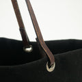 Fendi Black x Brown Velour x Leather Tote Bag #1951 by Bolt Boutique
