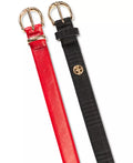 Giani Bernini Plus Size Two-for-One Smooth and Plaid Belts, Size 1X by Vanessa Jane