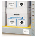 Avery Permanent ID Labels w/ Sure Feed Technology, Inkjet/Laser Printers, 2 x 2.63, White, 15/Sheet, 15 Sheets/Pack