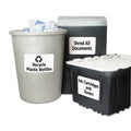 Avery Durable Permanent ID Labels with TrueBlock Technology, Laser Printers, 5 x 8.13, White, 2/Sheet, 50 Sheets/Pack