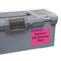 Avery High-Vis Removable Laser/Inkjet ID Labels w/ Sure Feed, 3.33 x 4, Neon, 72/PK