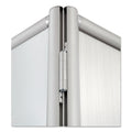 Safco Rumba Whiteboard Screen Accessories, For Safco Rumba Whiteboard Collaboration Screen, Ganging Connector Set, Silver