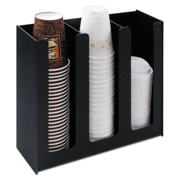 Vertiflex Cup Holder, For 8 oz to 32 oz Cups, Black