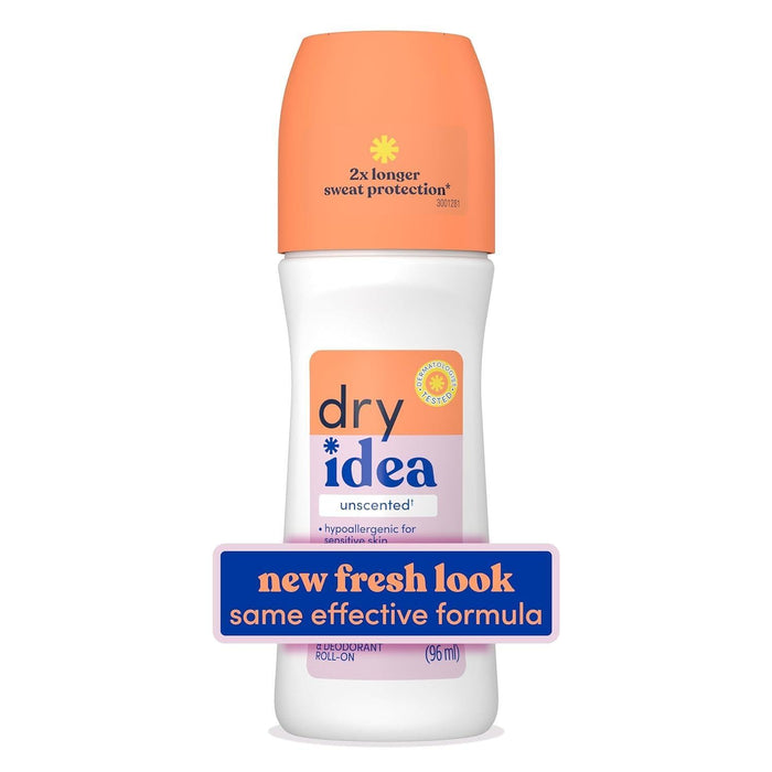 Dry Idea Advance Roll On Unscented Antiperspirant & Deodorant 3.25 Oz by Pasteur Pharmacy