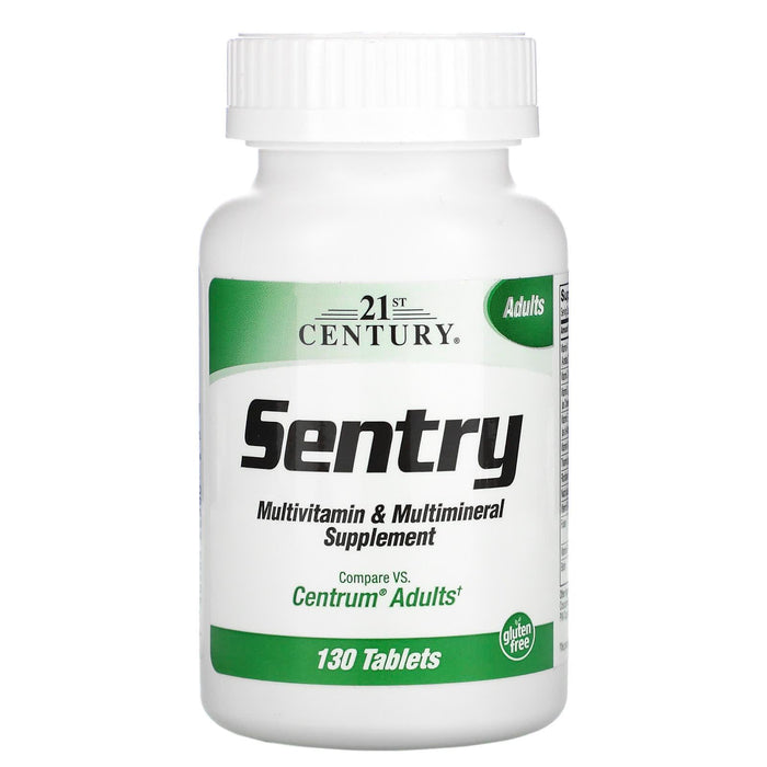 21st Century Sentry, Adults Multivitamin & Multimineral Supplement, 130 Tablets by Pasteur Pharmacy