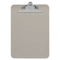 Universal Plastic Clipboard with High Capacity Clip, 1.25" Clip Capacity, Holds 8.5 x 11 Sheets, Translucent Black
