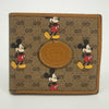 Gucci x Disney Brown Micro GG Bifold Wallet #1968