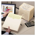 Smead 100% Recycled Top Tab File Jackets, Straight Tab, Letter Size, Manila, 50/Box