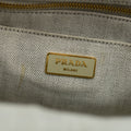 Prada Light Gray Canapa Denim 2WAY Tote Bag #1969 by Bolt Boutique