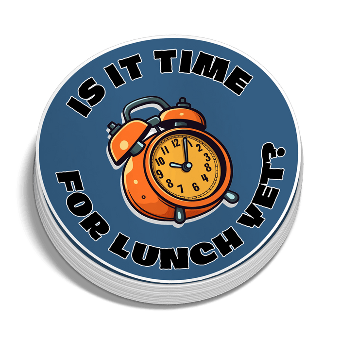 Lunch Time - Hard Hat Decal by Armed American Supply