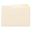 Smead Manila Card Guides, 1/3-Cut Top Tab, Blank, 4 x 6, Manila, 100/Box