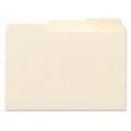 Smead Manila Card Guides, 1/3-Cut Top Tab, Blank, 4 x 6, Manila, 100/Box