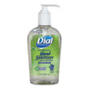 Dial Antibacterial with Moisturizers Gel Hand Sanitizer, 7.5 oz Pump Bottle, Fragrance-Free, 12/Carton