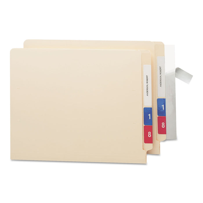 Smead Seal and View File Folder Label Protector, Clear Laminate, 8 x 1.69, 100/Pack