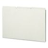 Smead Recycled Blank Top Tab File Guides, 1/3-Cut Top Tab, Blank, 8.5 x 14, Green, 50/Box