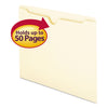 Smead Manila File Jackets, 1-Ply Straight Tab, Letter Size, Manila, 100/Box