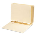 Smead Self-Adhesive Folder Dividers for Top/End Tab Folders, Prepunched for Fasteners, Letter Size, Manila, 100/Box