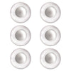 Quartet Glass Magnets, Large, Clear, 0.45" Diameter, 6/Pack