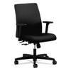 HON Ignition Series Fabric Low-Back Task Chair, Supports Up to 300 lb, 17" to 21.5" Seat Height, Black