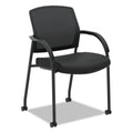 HON Lota Series Guest Side Chair, 23" x 24.75" x 34.5", Black