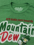 Mt. Dew It'll Tickle Your Innards T-Shirt - Green by Tee Luv