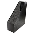 Artistic Urban Collection Punched Metal Magazine File, 3.5 x 10 x 11.5, Black