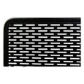 Artistic Urban Collection Punched Metal Bookends, Nonskid, 5.5 x 6.5 x 6.5, Perforated Steel, Black, 1 Pair