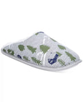 Club Room Mens Forest-Print Fleece-Lined Slippers by Vanessa Jane