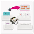 Redi-Tag Laser Printable Index Tabs, 1/12-Cut, White, 0.44" Wide, 180/Pack