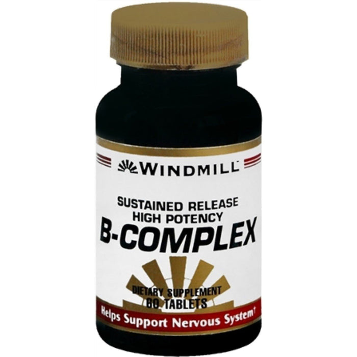 Windmill Vitamin B-Complex 50 Sustained Release Tablets 60Ct by Pasteur Pharmacy
