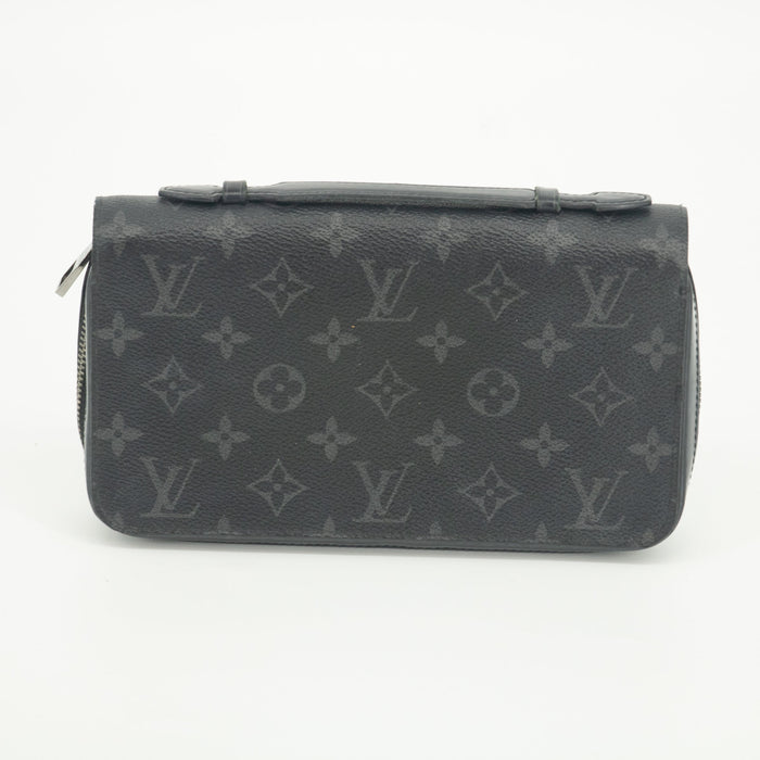 Louis Vuitton Monogram Eclipse Zippy XL Round Zipper Long Wallet #1998 by Bolt Boutique