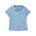 French Toast School Uniform Button Down Short Sleeve Peter Pan Blouse by Vanessa Jane