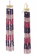 Style and Co Gold-Tone Beaded Multi-Strand Linear Drop Earrings by Vanessa Jane
