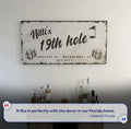 19th Hole Golf Personalized Sign III by Tailored Canvases