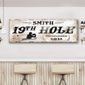 19th Hole Sign by Tailored Canvases
