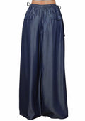 Tencel Palazzo Pants with Side Ribbon by The House of Stylez