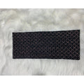 Echo Multicolor Border Metallic Scarf by Vanessa Jane