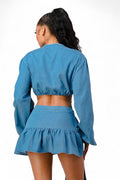 Denim Dreams Two-Piece Set by The House of Stylez