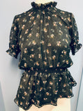 Walter Baker Asymmetric Top, Size Small by Vanessa Jane