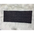 Echo Multicolor Border Metallic Scarf by Vanessa Jane