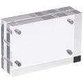 Azar Displays 104438 Acrylic Block Sign Holder 4.5 x 3 Vertical/Horizontal Frame by Vanessa Jane