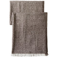 David & Young Womens Herringbone Blanket Wrap, Black, One Size by Vanessa Jane