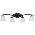Craftmade 14035OBG4-Wg Viewpoint 4 Light 35 Inch Oil Bronze Gilded Vanity Light by Vanessa Jane