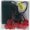 Ultra LED Battery Operated Rasberry Twinkle 10 Lights with Timer by Vanessa Jane