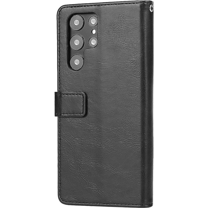 Indy Series Genuine Leather Wallet Case - Samsung Galaxy S23 Ultra by Zerodamage Sahara Case LLC