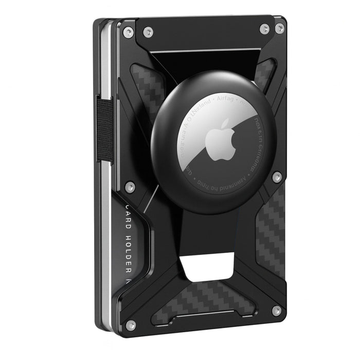 iPhone MagSafe Wallet - Heavy-Duty Card Holder (15 Cards, Carbon Black) | Raider Series by Zerodamage Sahara Case LLC