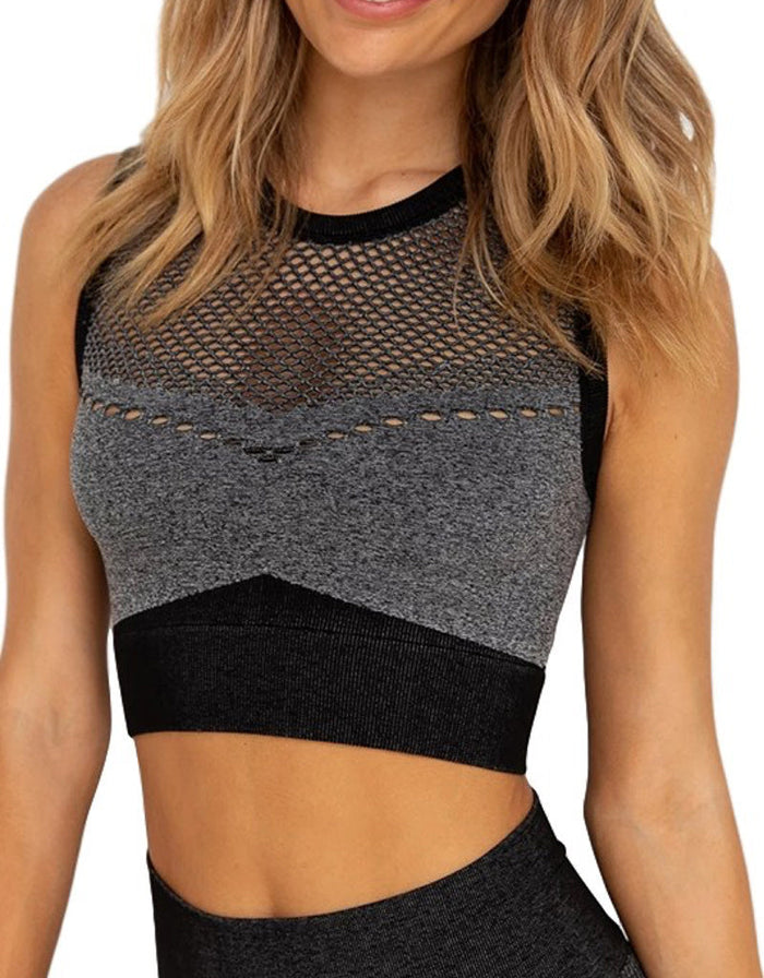 High Neck Seamless Active Top by Boutique 23