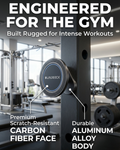 All-Metal Magnetic Gym Phone Holder for MagSafe and Android | Industrial N54 Magnets | Rock-Solid Mount for Squat Racks & Metal Gym Equipment | 360° Adjustable | Includes Metal Ring by BLAUBECK