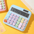 Desktop Calculator - Solar & Battery Powered, 12-Digit, Large Keys by Zerodamage Sahara Case LLC