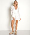 For Love and Lemons Maureen Mini Dress, Size Large by Vanessa Jane